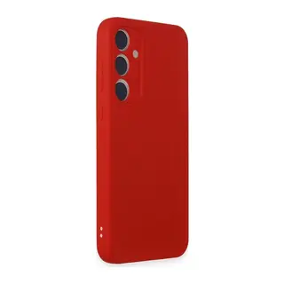 Samsung Galaxy A35 5G Kılıf First Silikon - Kırmızı