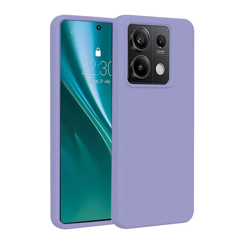 Redmi Note 13 4G Kılıf First Silikon - Lila