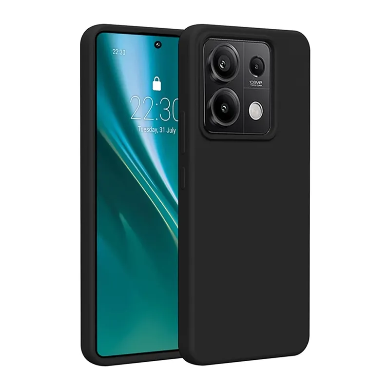 Redmi Note 13 Pro 4G Kılıf First Silikon - Siyah