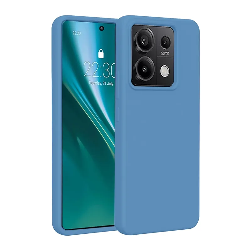 Redmi Note 13 Pro 4G Kılıf First Silikon - Mavi