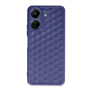 Redmi 13C Kılıf Petek Silikon Kapak - Lacivert