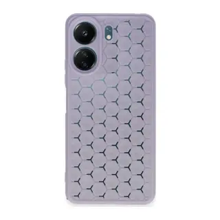 Redmi 13C Kılıf Petek Silikon Kapak - Lila