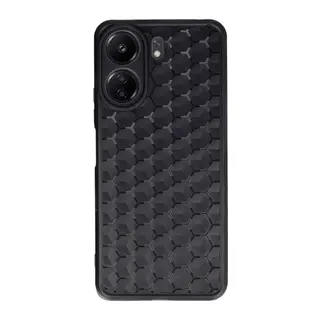 Redmi 13C Kılıf Petek Silikon Kapak - Siyah