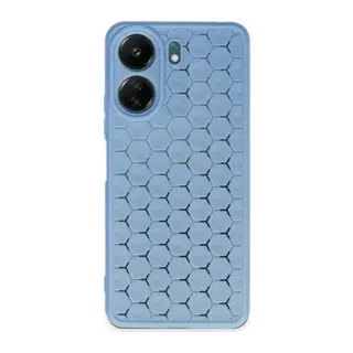 Redmi 13C Kılıf Petek Silikon Kapak - Mavi