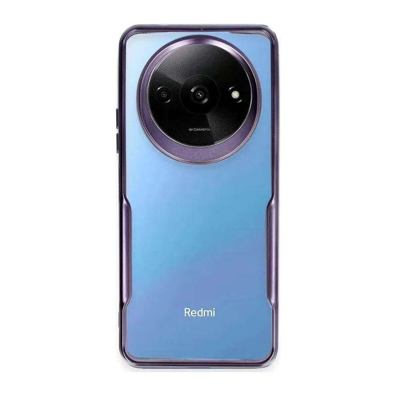 Redmi A3 4G Kılıf Boyi Silikon Kapak - Derin Mor