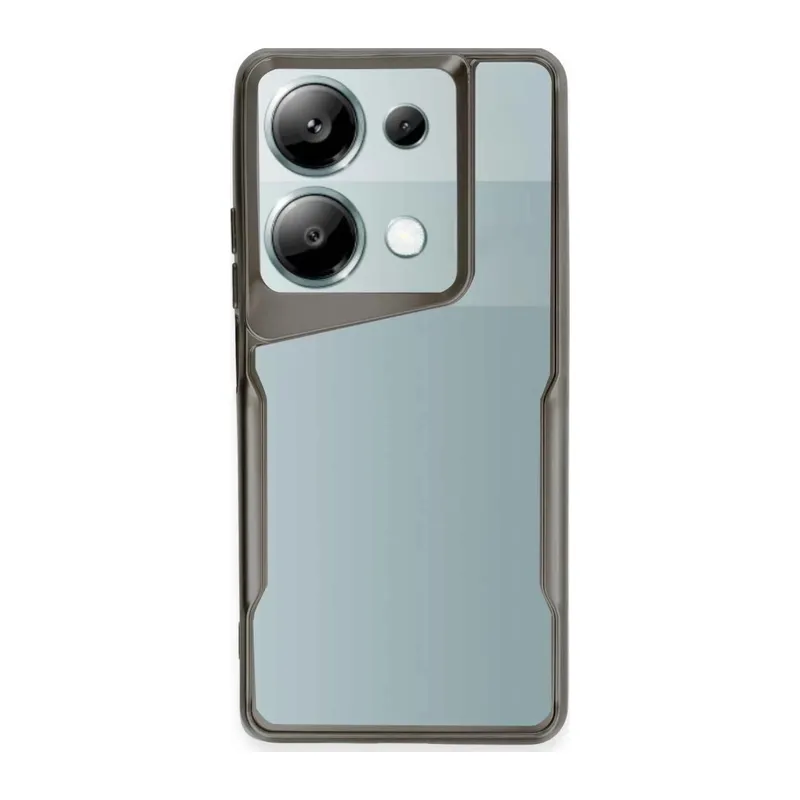 Redmi Note 13 Pro 4G Kılıf Boyi Silikon Kapak - Titan Gri