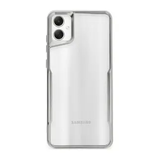 Samsung Galaxy A05 Kılıf Boyi Silikon Kapak - Gümüş