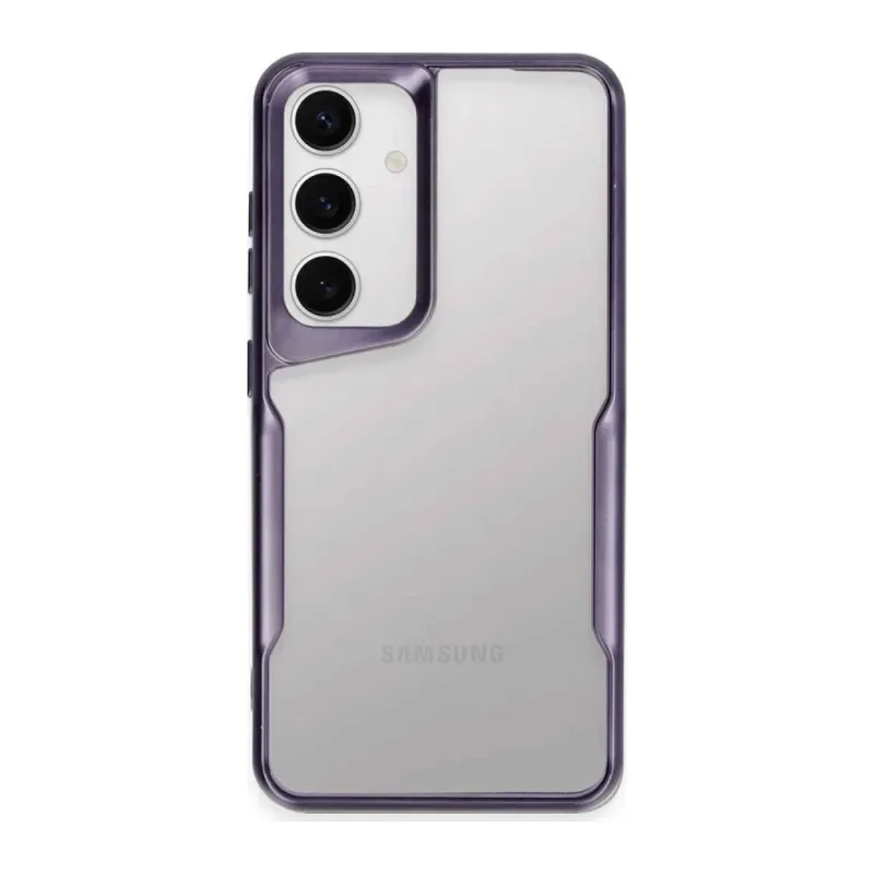 Samsung Galaxy A14 4G Kılıf Boyi Silikon Kapak - Derin Mor