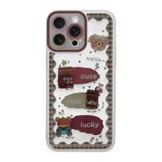 iPhone 14 Pro Max Kılıf Sweet Desenli Silikon Kapak - Şeffaf