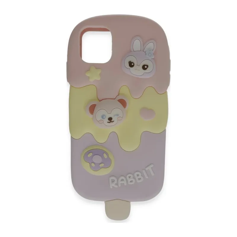 iPhone 15 Pro Max Kılıf Poky Karakter Silikon Kapak - Desen 11