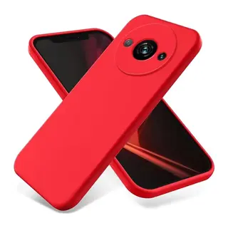 Redmi A3 4G Kılıf First Silikon - Kırmızı