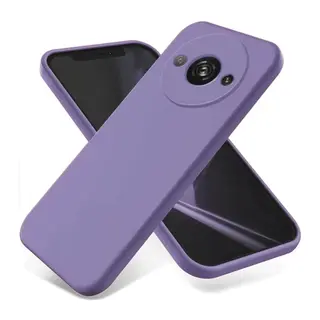Redmi A3 4G Kılıf First Silikon - Lila