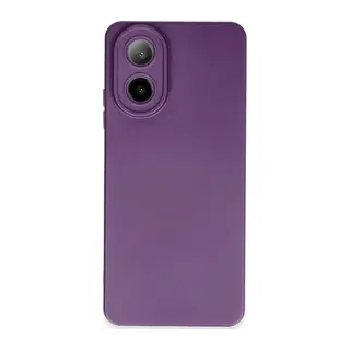 A38 Kılıf Nano içi Kadife Silikon - Mor
