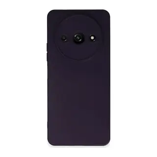 Redmi A3 4G Kılıf Nano içi Kadife Silikon - Mor
