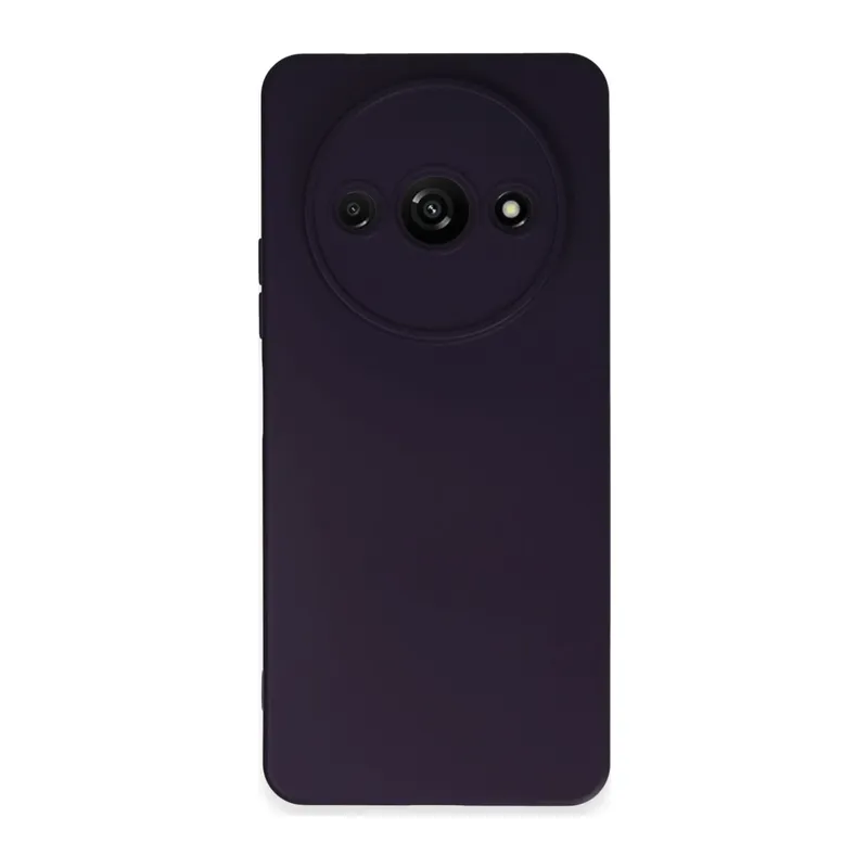 Redmi A3 4G Kılıf Nano içi Kadife Silikon - Mor