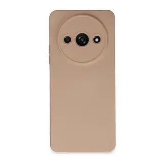 Redmi A3 4G Kılıf Nano içi Kadife Silikon - Pudra