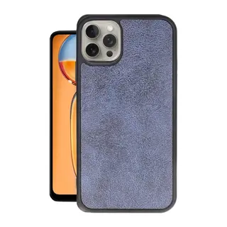 iPhone 15 Pro Max Kılıf Aras Deri Kapak - Lacivert