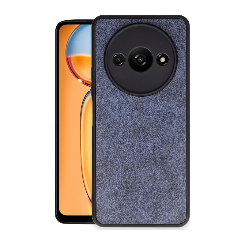 Redmi A3 4G Kılıf Aras Deri Kapak - Lacivert