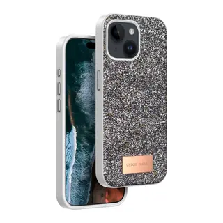 iPhone 14 Bright Simli Kapak - Gümüş