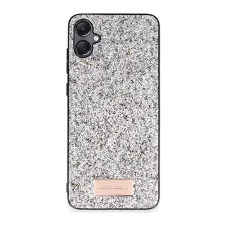 Samsung Galaxy A05 Bright Simli Kapak - Gümüş