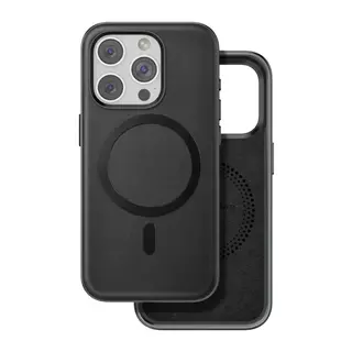 iPhone 15 Pro Max Puskas Magsafe Kapak - Siyah