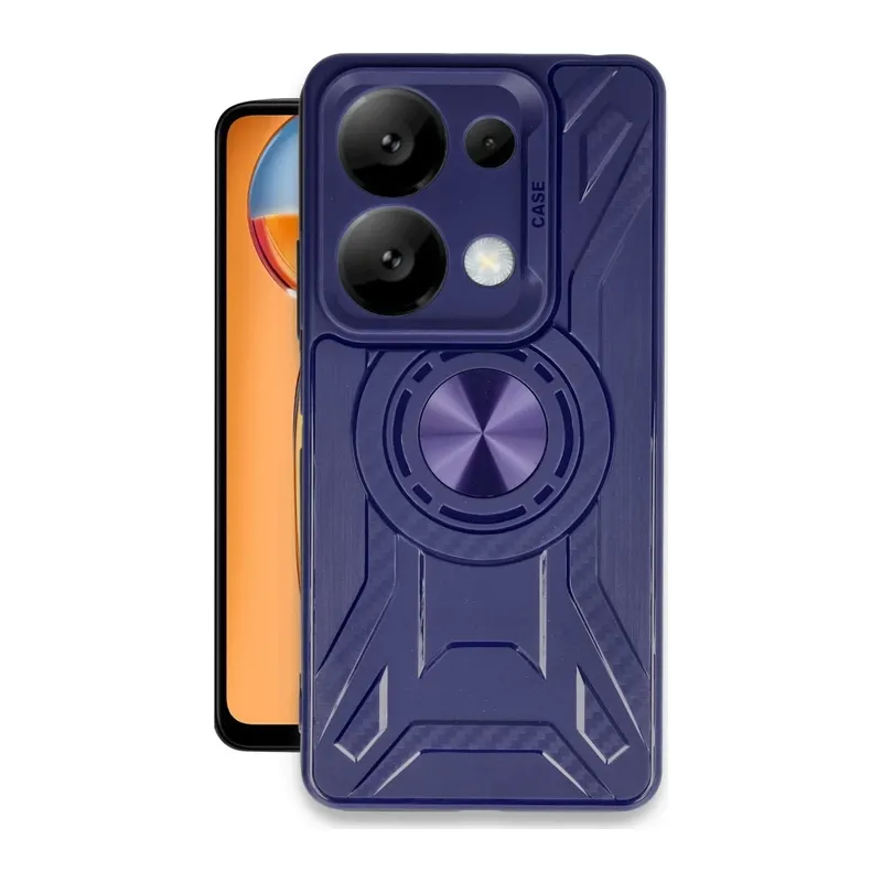 Redmi Note 13 4G Kılıf Lincoln Silikon - Lacivert