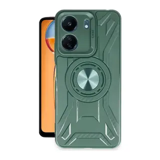 Redmi 13C Kılıf Lincoln Silikon - Koyu Yeşil