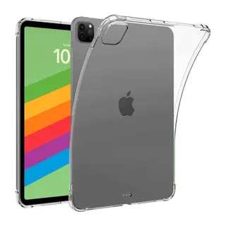 iPad Pro 13 (2024) Kılıf Anti Shock Tablet Silikon - Şeffaf