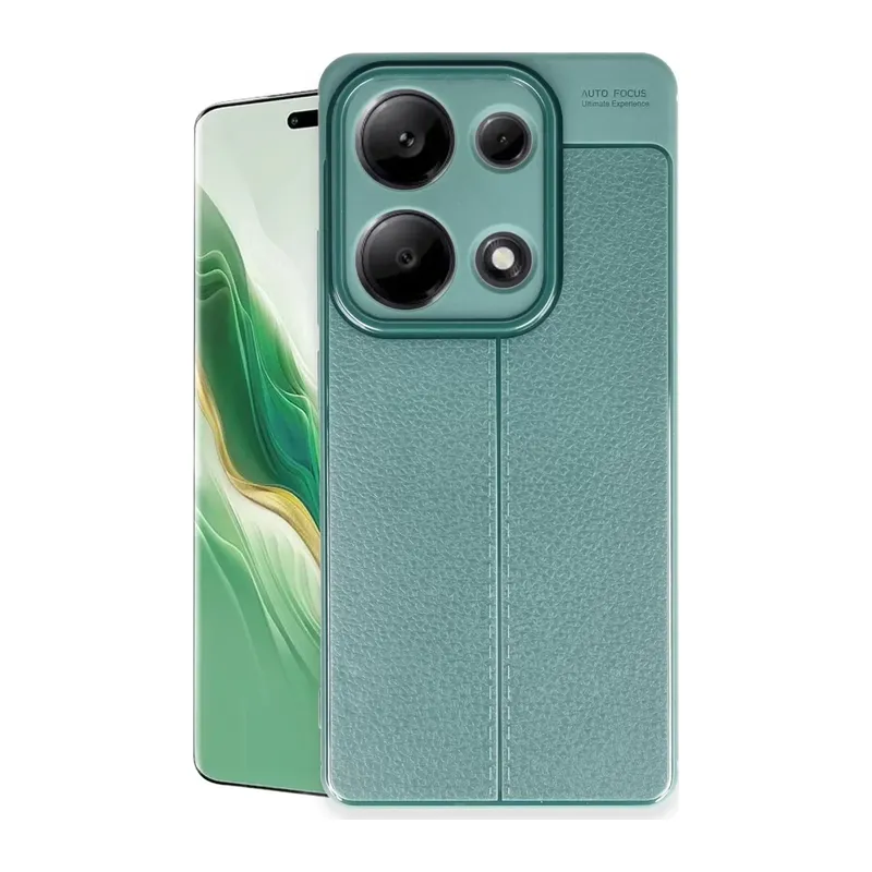 Redmi Note 13 Pro 4G Kılıf Auto Focus Kapak - Koyu Yeşil
