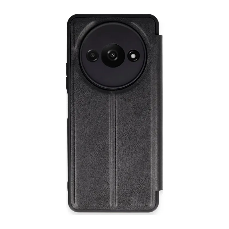 Redmi A3 4G Kılıf Flip Cover - Siyah