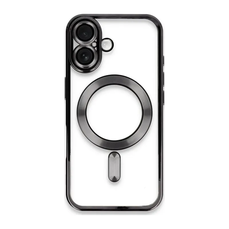 iPhone 16 Kılıf Kross Magneticsafe Kapak - Siyah