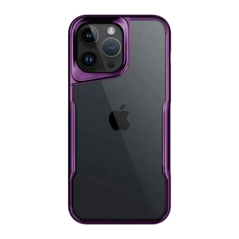 iPhone 16 Pro Max Kılıf Boyi Silikon Kapak - Derin Mor