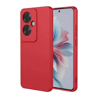 Reno 11F Kılıf First Silikon - Kırmızı