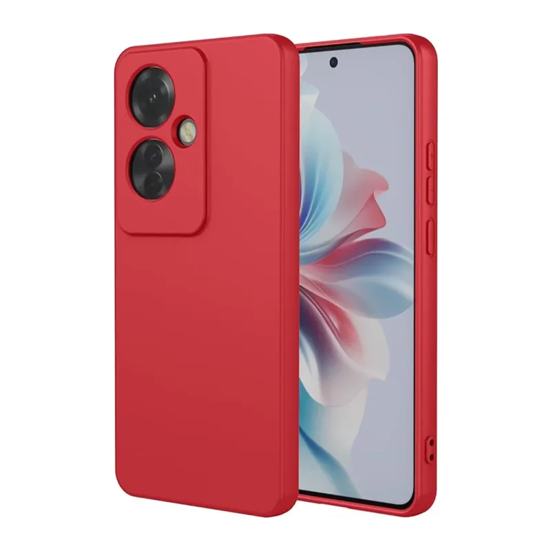 Reno 11F Kılıf First Silikon - Kırmızı