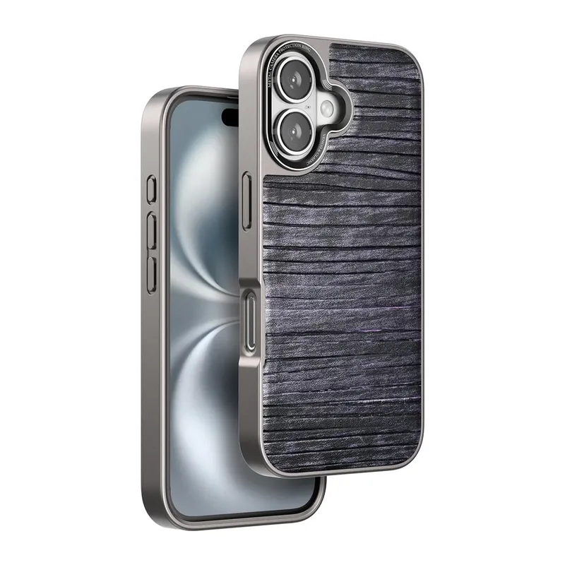 iPhone 16 Wave Kapak - Derin Mor