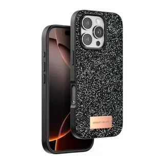 iPhone 16 Pro Max Bright Simli Kapak - Siyah