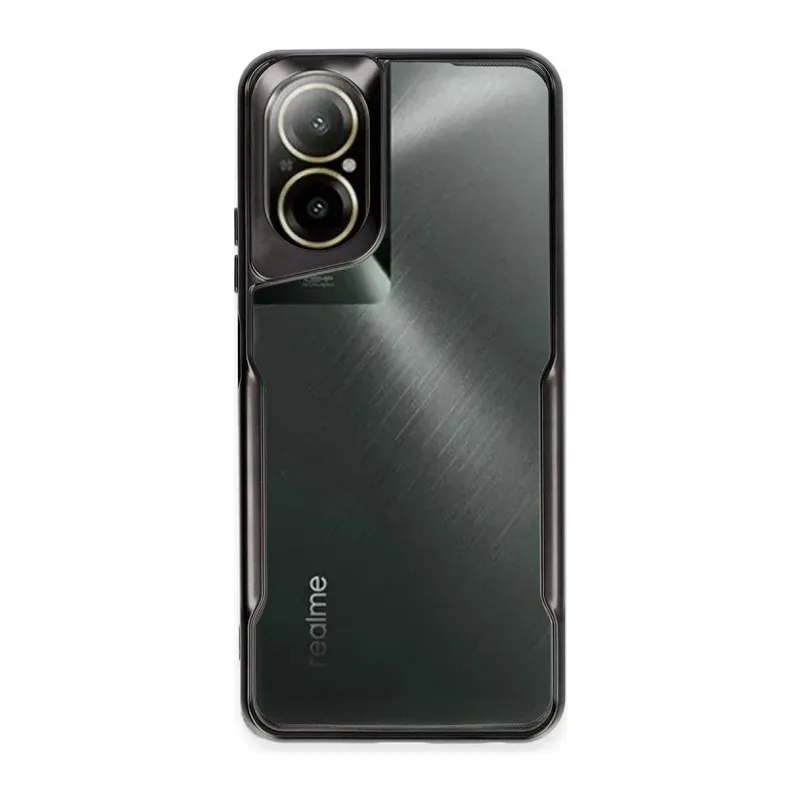 Realme 12 Lite Kılıf Boyi Silikon Kapak - Siyah