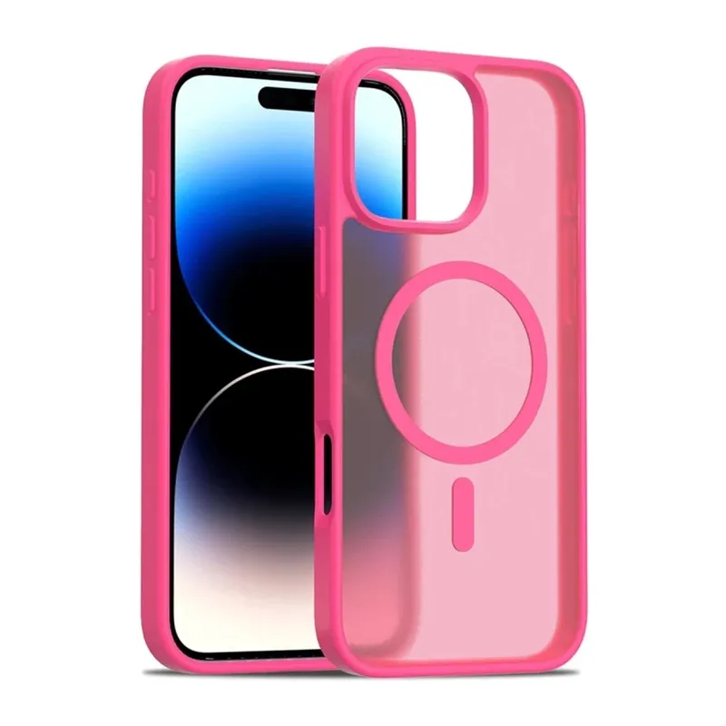 iPhone 16 Pro Max Jota Magsafe Kapak - Rose