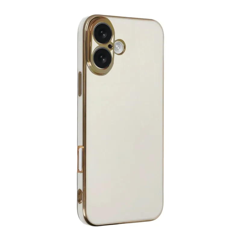 iPhone 16 Kılıf Volet Silikon - Beyaz