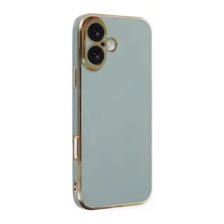 iPhone 16 Kılıf Volet Silikon - Açık Yeşil