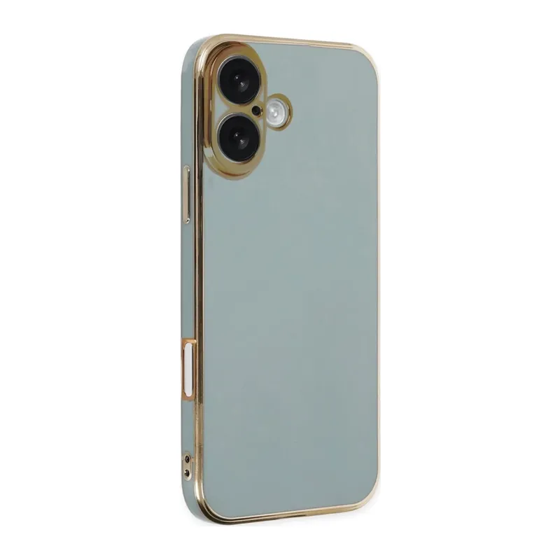 iPhone 16 Kılıf Volet Silikon - Açık Yeşil