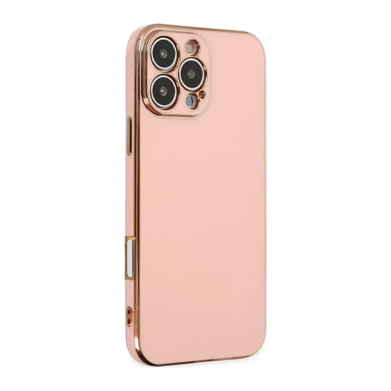 iPhone 16 Pro Kılıf Volet Silikon - Pembe