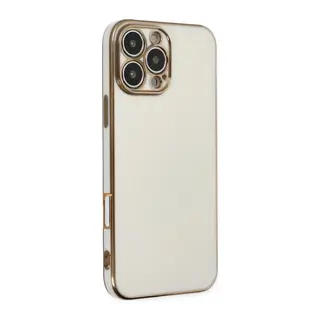 iPhone 16 Pro Max Kılıf Volet Silikon - Beyaz