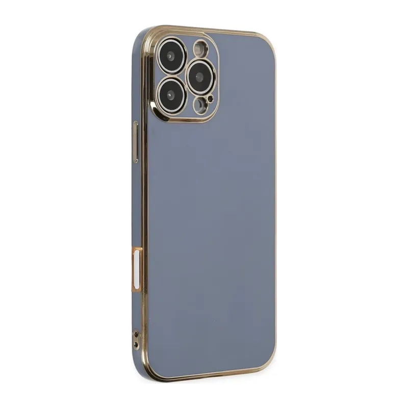 iPhone 16 Pro Max Kılıf Volet Silikon - Mavi