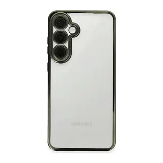 Samsung Galaxy S24 FE Kılıf Lensli Silikon - Yeşil