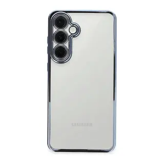 Samsung Galaxy S24 FE Kılıf Lensli Silikon - Lacivert