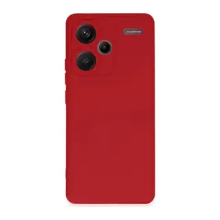 Redmi Note 13 Pro Plus Kılıf Nano içi Kadife Silikon - Kırmızı