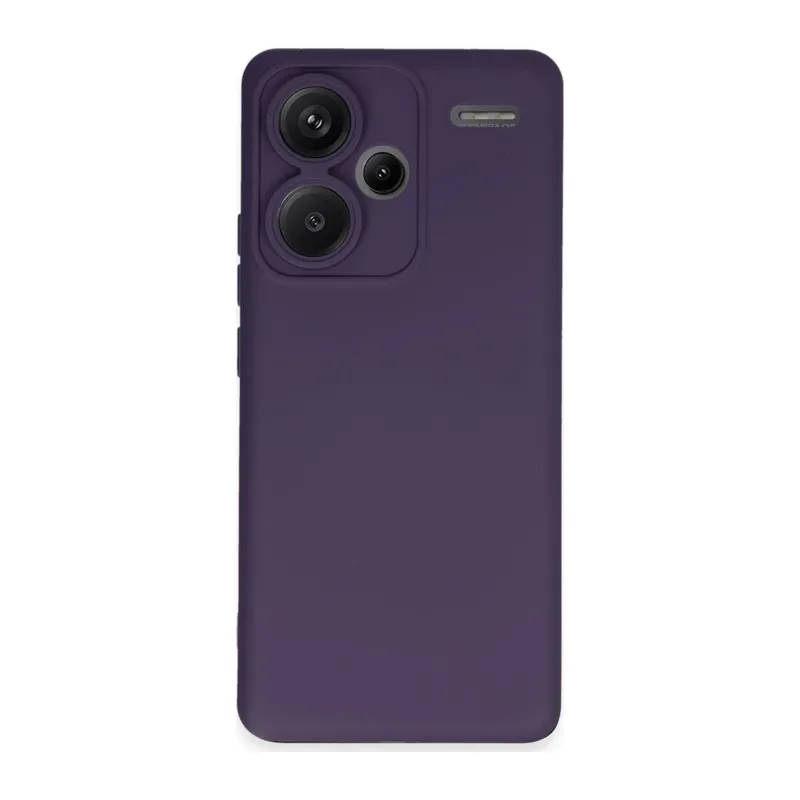 Redmi Note 13 Pro Plus Kılıf Nano içi Kadife Silikon - Mor