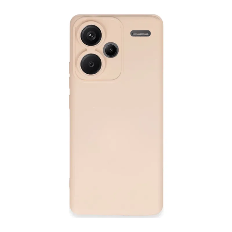 Redmi Note 13 Pro Plus Kılıf Nano içi Kadife Silikon - Pudra