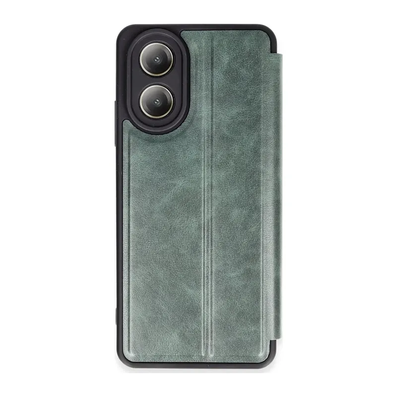 A38 Kılıf Flip Cover - Koyu Yeşil